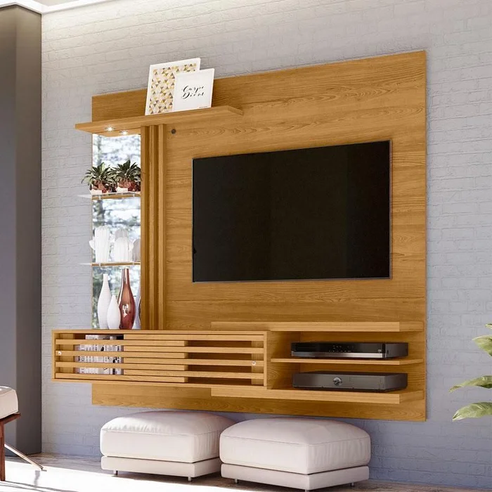 Estante Home Theater Bancada Suspensa Ambiente Frizz Supreme  - Madetec