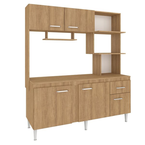 Cozinha Compacta 5 Portas 1 Gaveta Sevilha Mel